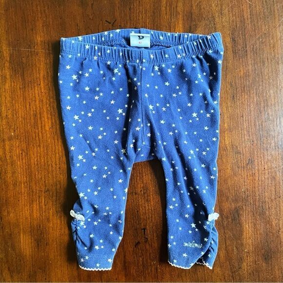S. Oliver Baby Girl Soft Leggings Stars and Bows Size 3 Months - Picture 1 of 8